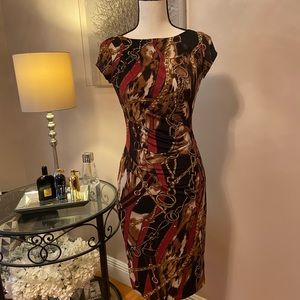 Cache Saddle Buckle Dress - Size 2